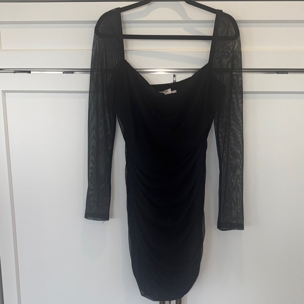 Princess Polly Charvi Sheer Ruched Dress - Picture 2 of 4